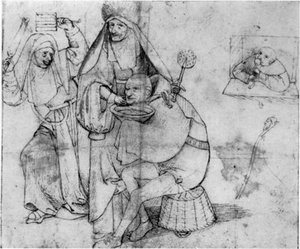 A Comical Barber Scene — Hieronymus Bosch