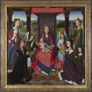 The Donne Triptych, Center Panel — Memling, Hans