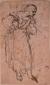 Female Figure — Jacopo Palma Il Giovane, Venetian Renaissance