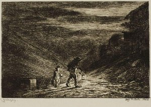 The Search For An Inn — Charles-françois Daubigny