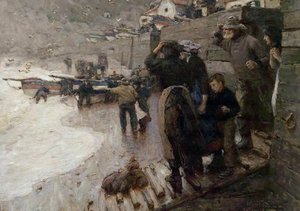 The Last Coble — Harold Knight