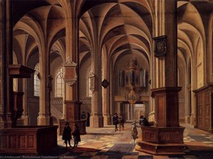 Interior Of The Cunerakerk, Rhenen — Bartholomeus Corneliszoon Van Bassen, Dutch Golden Age