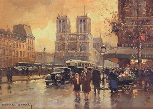 Place Saint Michel, Notre Dame — Edouard Cortès