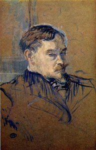 Portrait Of M. Romain Coolus — Henri De Toulouse-lautrec