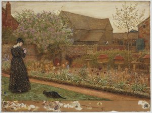 The Old Farm Garden — Frederick Walker