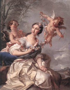 Madame De Bourbon-conti — Noel Nicolas Coypel
