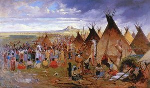 Gathering of the Clans (also known as Sioux Encampment (Red Cloud's Camp, Wyoming))