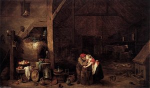 Old Man And The Maid — David Teniers The Younger