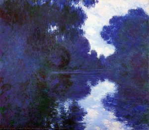 Morning On The Seine, Clear Weather — Claude Monet