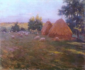 Haystacks — Willard Leroy Metcalf