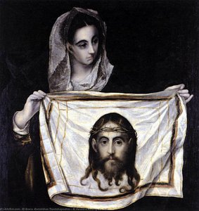 St Veronica Holding The Veil — El Greco