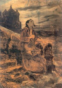 The Girl, Thrown Into The Water — Vasily Grigoryevich Perov
