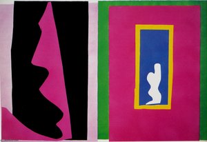 Le Destin Gouache Découpée Pour Jazz Paris, Musée National D'art Moderne — Henri Matisse