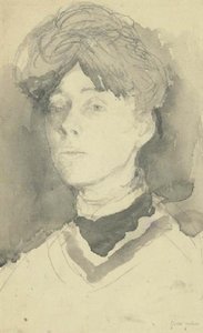 Portrait Of A Lady 1 — Gwen John, Impressionism
