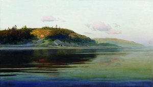 Summer Evening. River. — Isaak Ilyich Levitan, Realism
