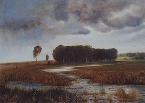 Landscape With Marsh And Wooded Islands — Aleksey Savrasov