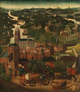 The Saint Elizabeth’s Day Flood, Master Of The St Elizabeth Panels, C. 1490 - C. 1495 — Master Of The St Elizabeth Panels