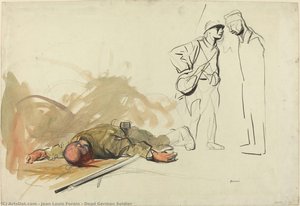 Dead German Soldier — Jean Louis Forain