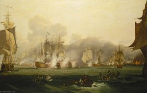 The Battle Of Trafalgar, 21 October 1805 — Samuel Drummond, Romanticism