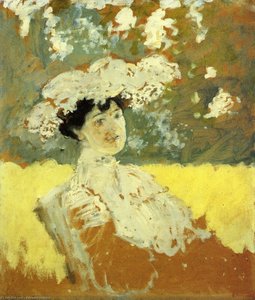 Woman With A Hat — Jean-édouard Vuillard, Post-impressionism
