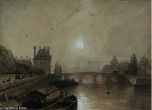 Views Of Paris From The Seine — William Wyld