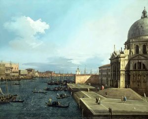 The Grand Canal At The Salute Church — Canaletto