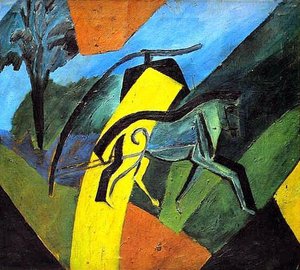 A Horse-lightning — David Davidovich Burliuk