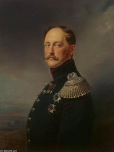 Portrait Of Emperor Nicholas I — Franz Krüger