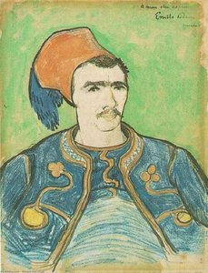 The Zouave Half Length — Vincent Willem Van Gogh, Post-impressionism