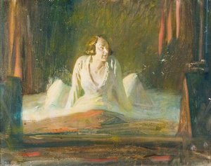 Study For 'the Haunted House' - — Sir Alfred James Munnings