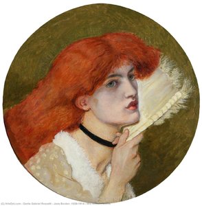 Jane Burden (1839–1914), Mrs William Morris — Dante Gabriel Rossetti