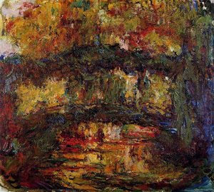 The Japanese Bridge — Claude Monet, Impressionism