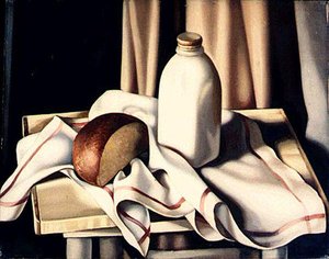 Still Life With Bottle Of Milk — Tamara De Lempicka