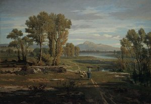 Lac De Laffrey. Effet De Soleil — Pollet Claude