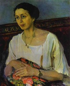 Portrait Of Elena Rasumova — Mikhail Nesterov