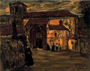 Iglesia De Aldea — José Gutiérrez Solana