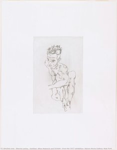 Untitled (after Malevich And Schiele), From The 1917 Exhibition, Nature Morte Gallery, New York — Sherrie Levine, Postmodernism