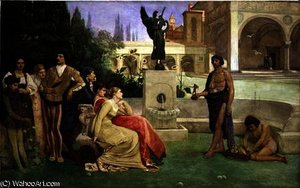 The Seller of Statuettes