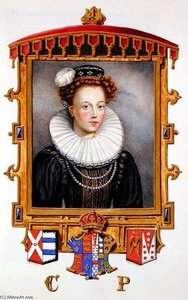 Portrait Of Catherine Parr Sixth Wife Of Henry Viii As A Young Widow From 'memoirs Of Th — Sarah Countess Of Essex