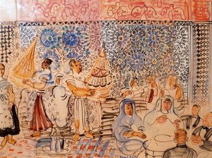 Couscous With The Pasha Of Marrakech — Raoul Dufy
