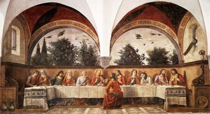 Last Supper (11) — Domenico Ghirlandaio, Early Renaissance