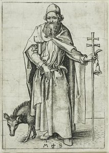 St Anthony — Martin Schongauer