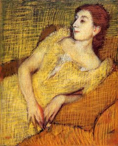Seated Woman — Edgar Degas, Impressionism