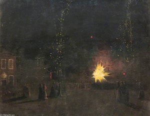 Fireworks, Cremorne Gardens