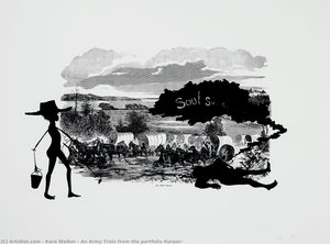 An Army Train From The Portfolio Harper — Kara Walker