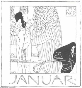 Januar — Gustav Klimt