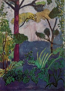 Acanthes, Paysage Marocain, Tanger Huile Sur Toile Stockholm, Moderna Museet — Henri Matisse