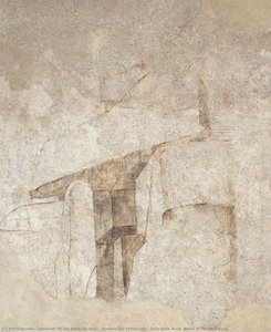Sala Delle Asse, Detail Of Monochrome — Leonardo Di Ser Piero Da Vinci & Andrea Del Verrocchio, Early Renaissance