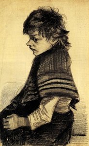 Girl With A Shawl — Vincent Willem Van Gogh