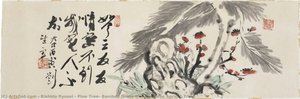 Pine Tree, Bamboo Grass and Japanese Apricot Tree